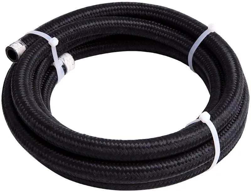 450 Series Black Braided Light Weight Hose -4AN AF450-04-3M