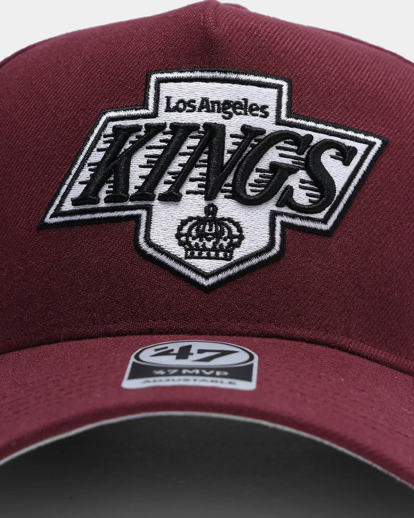 47 Brand Los Angeles Kings MVP DT Snapback Dark Maroon