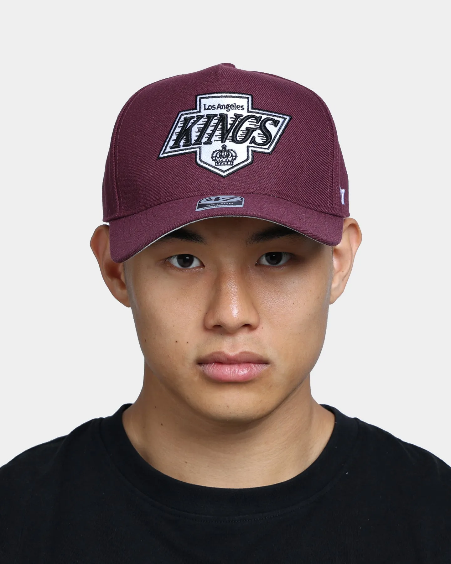 47 Brand Los Angeles Kings MVP DT Snapback Dark Maroon