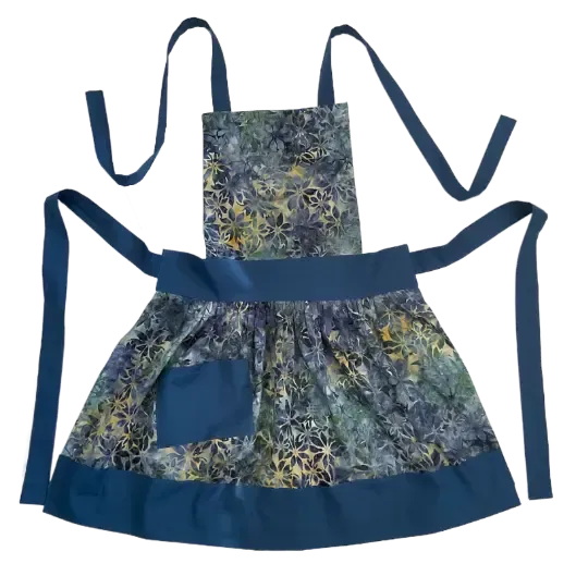 Apron Navy blue1