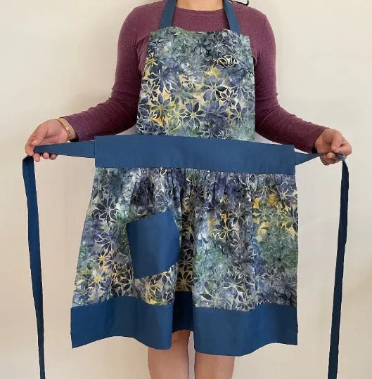 Apron Navy blue1