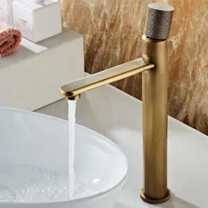 Basin Faucets Antique Bronze Bathroom Sink Faucet Deck Mounted Faucet