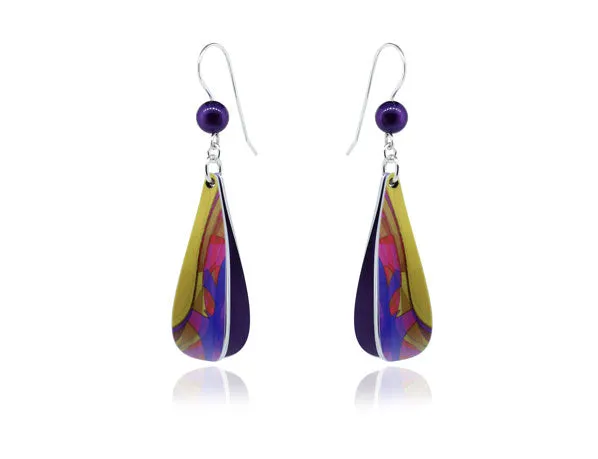 Cha-Cha Purple Earrings