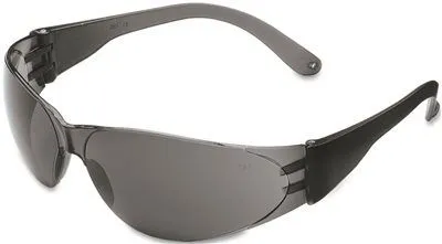 Checklite Scratch-Resistant Safety Glasses Gray Lens