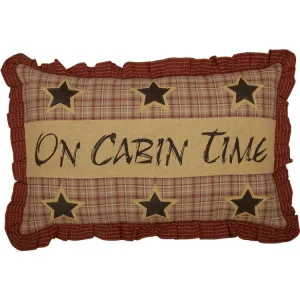 Dawson Star On Cabin Time Pillow