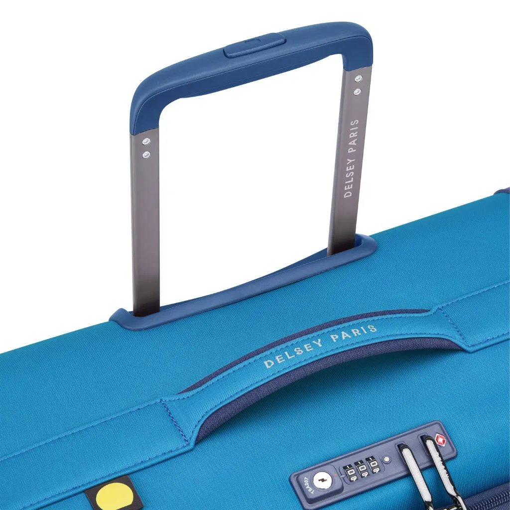 Delsey BROCHANT 3.0 67cm Medium Softsided Luggage - Ultramarine Blue