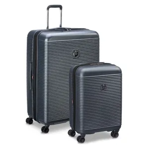 Delsey Freestyle 2 Piece Hardsided Luggage Duo - Anthracite