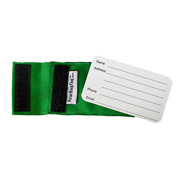 Green Luggage Tag