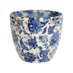 Ivyline 13cm Blue Vintage Monza Planter