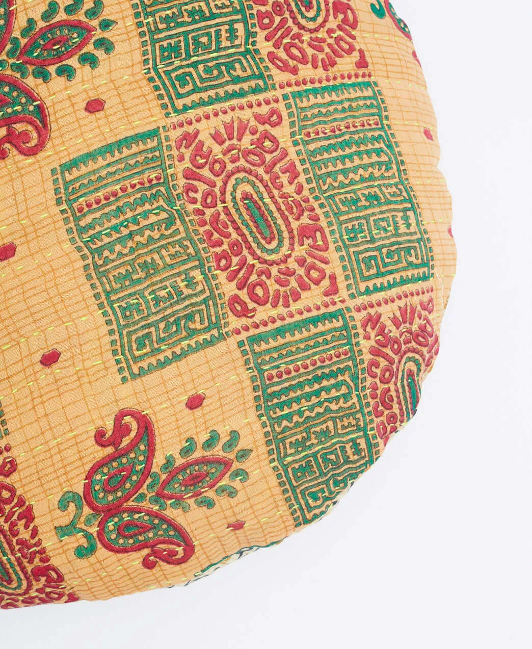 Kantha Round Pillow - No. 230520