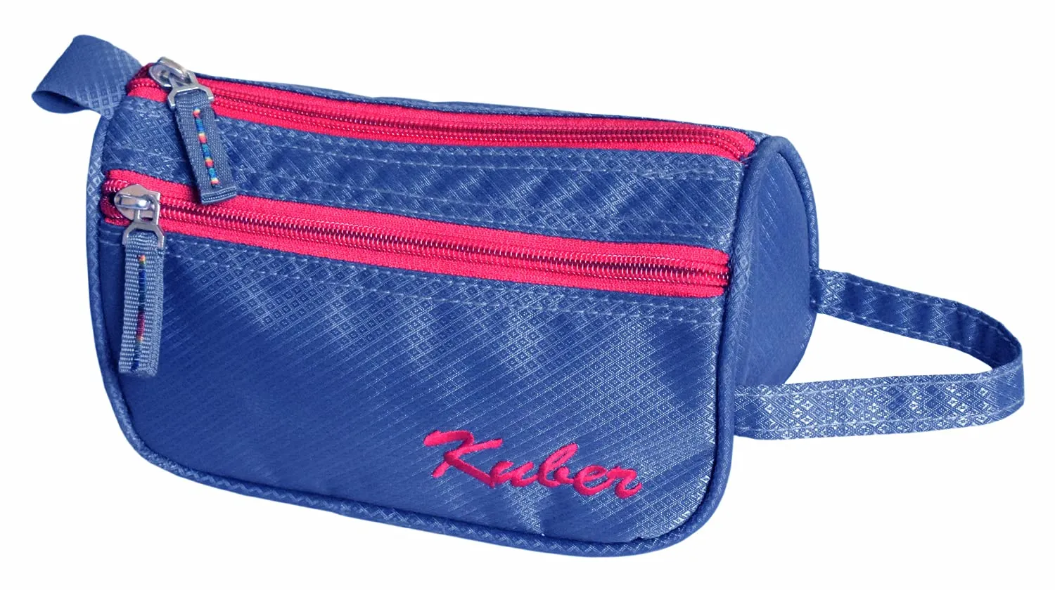 Kuber Industries Portable Lightweight Rexien Travel Toiletry Bag Shaving Kit with Carrying Strap (Blue)