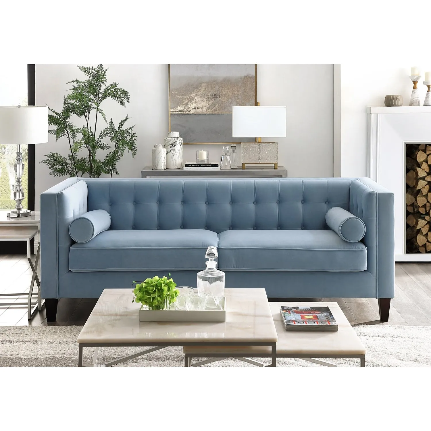 Lotte Velvet Sofa