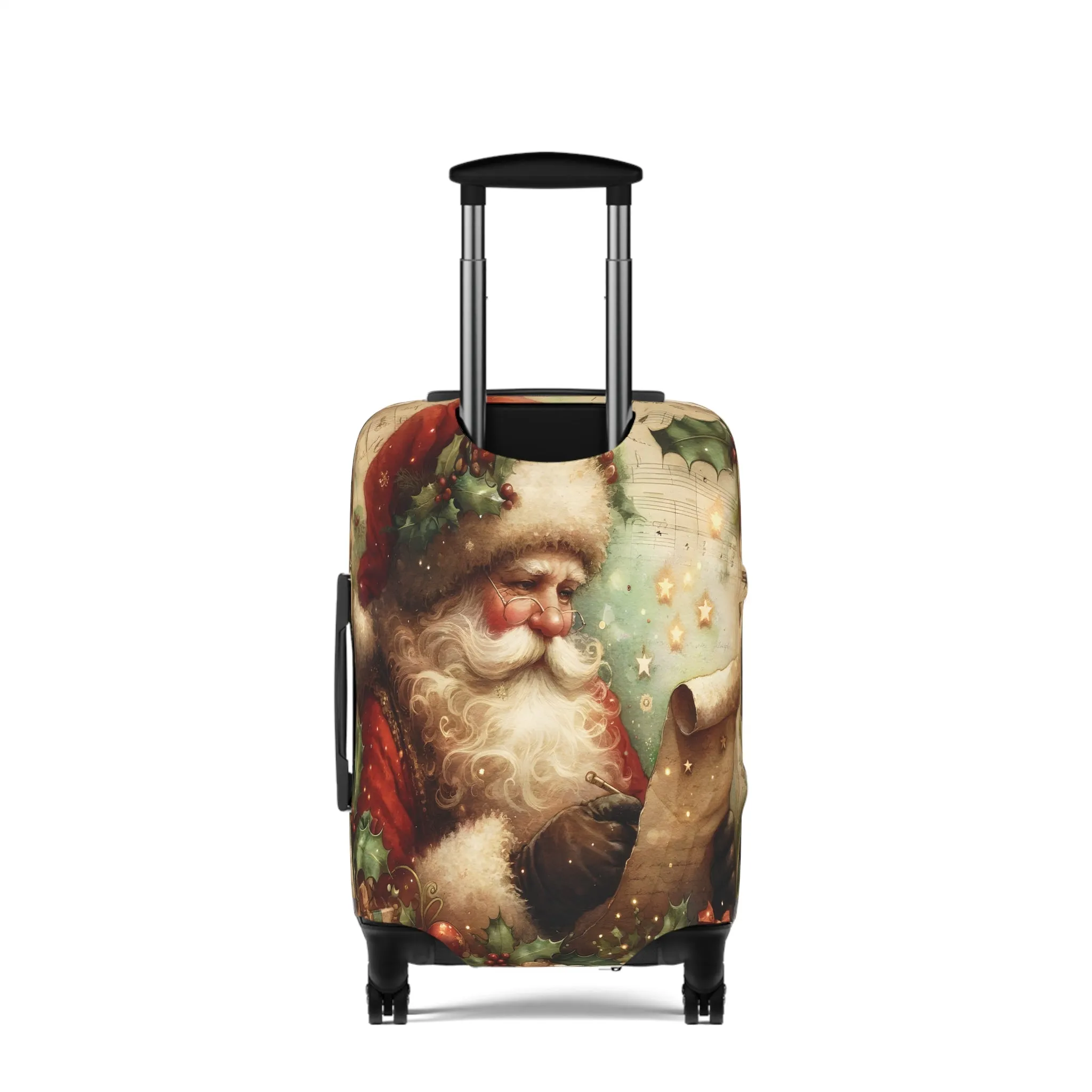 Luggage Cover, Christmas, Vintage Santa, awd-1481