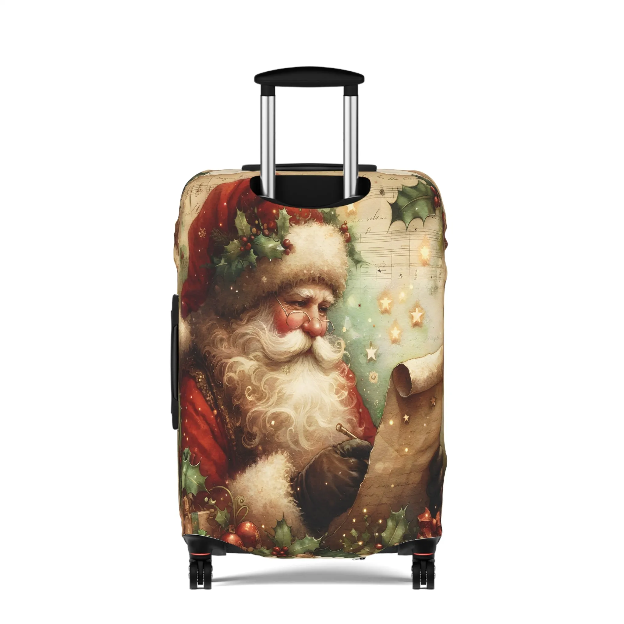 Luggage Cover, Christmas, Vintage Santa, awd-1481