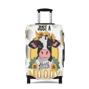 Luggage Cover, Cow, Just a Little Moody, awd-1697