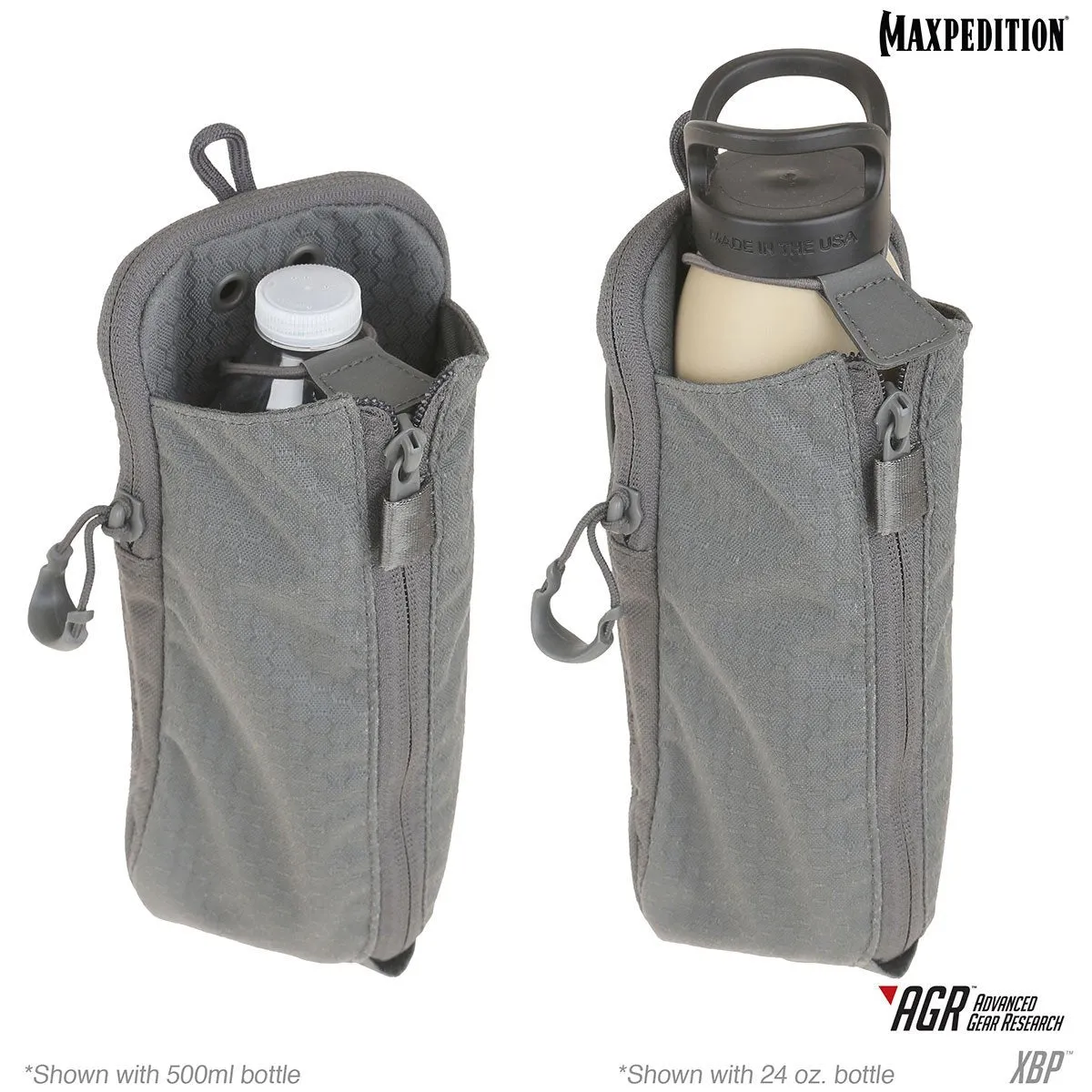 Maxpedition XBP Expandable Bottle Pouch (Gray)