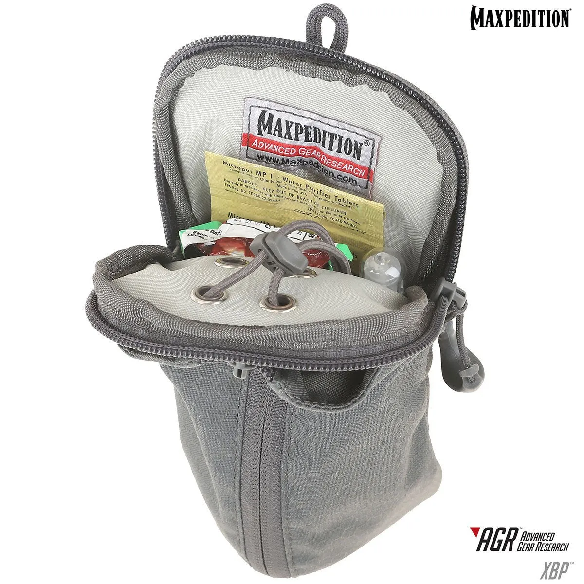 Maxpedition XBP Expandable Bottle Pouch (Gray)