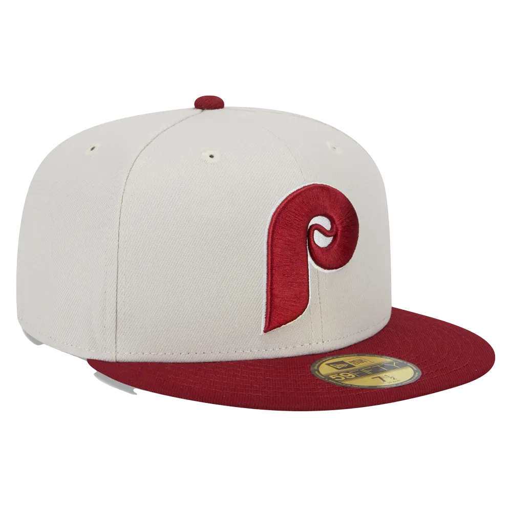 New Era Philadelphia Phillies New Era World Class Back Patch 59FIFTY Fitted Hat