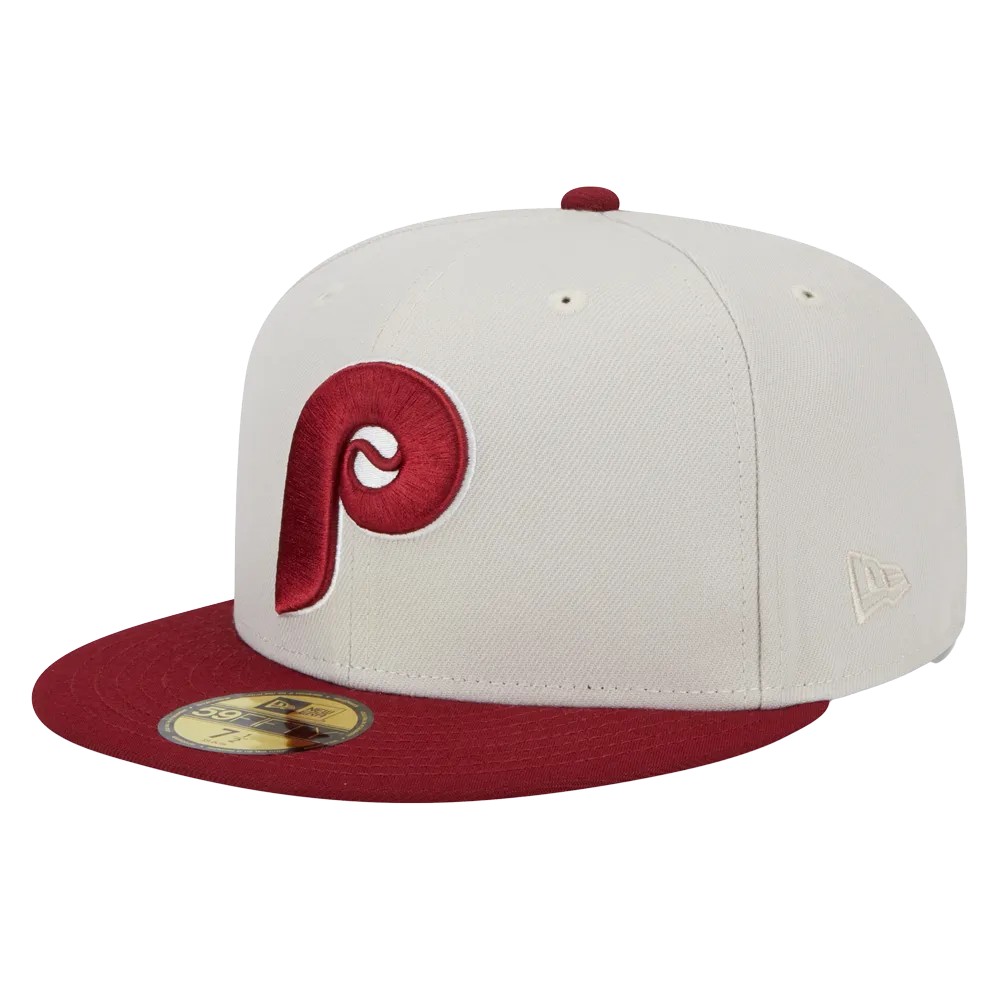 New Era Philadelphia Phillies New Era World Class Back Patch 59FIFTY Fitted Hat