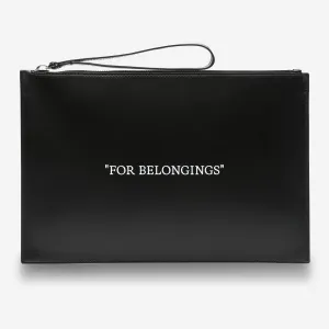 Off-White Quote Clutch Bag