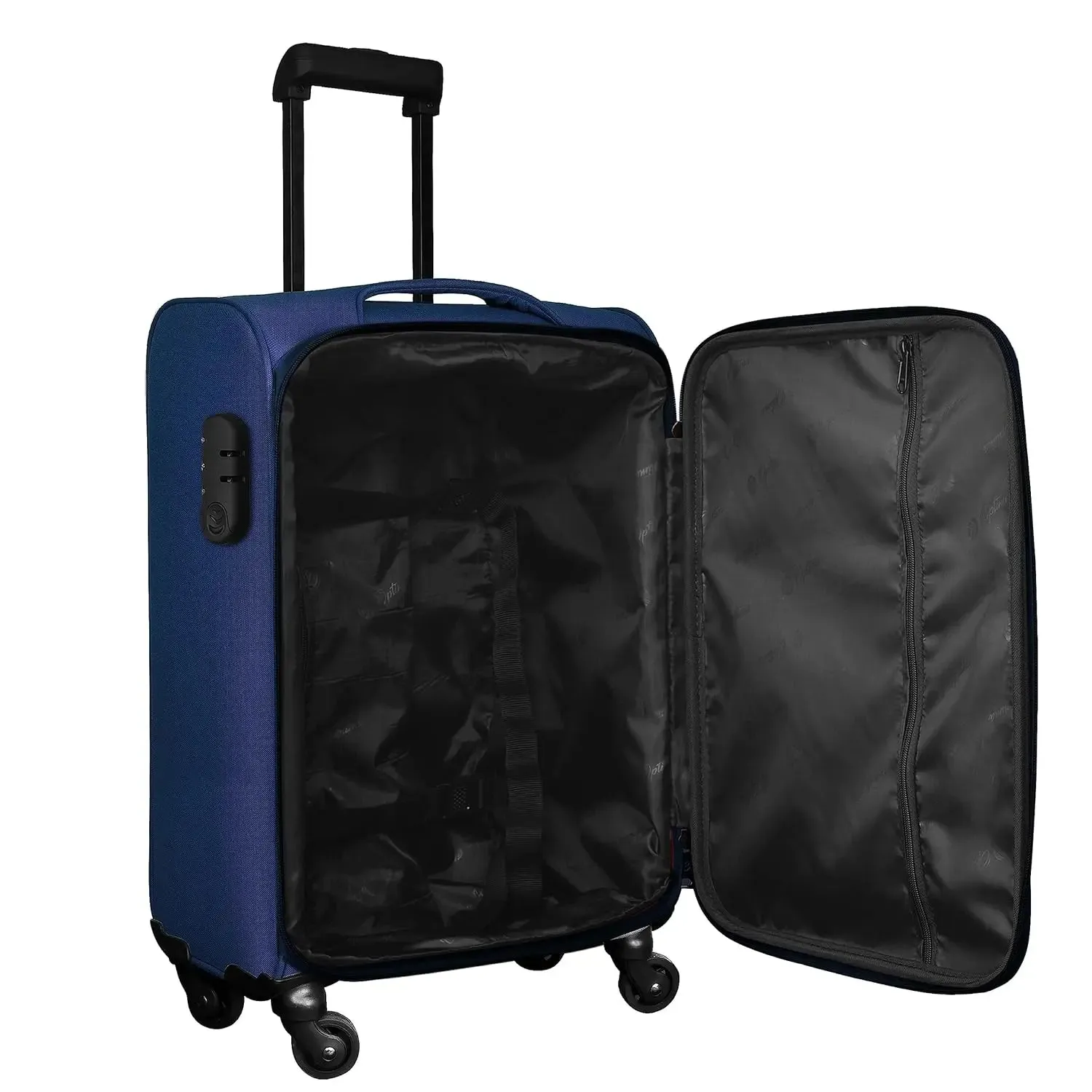 Optima Prion Softside Expandable Roller Luggage, 3-Piece Set (20/24/28)