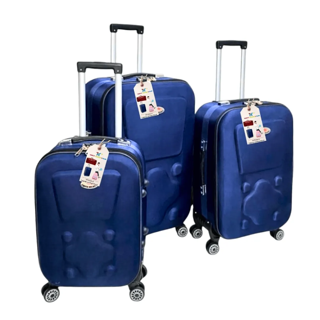 Pack of -3 Trolley Suitcase set 4 Wheel Spinner – KL0515