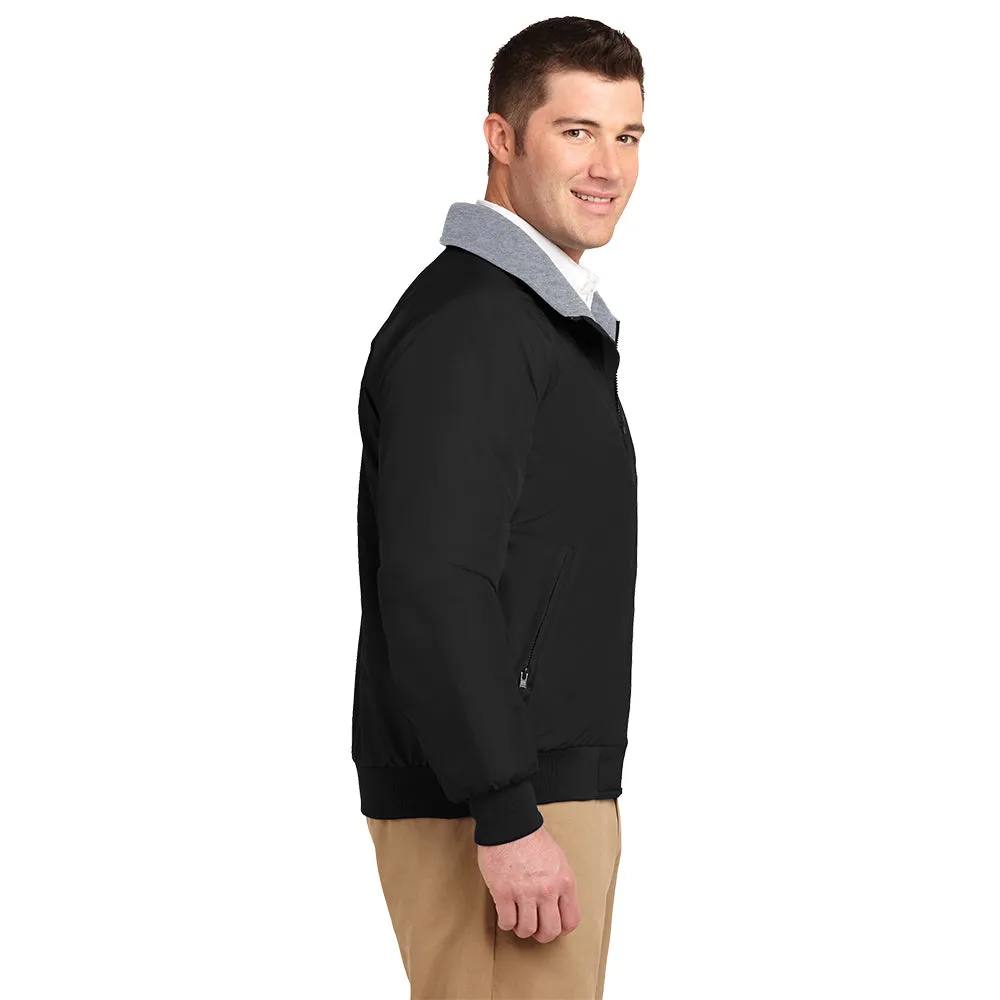 Port Authority® Challenger™ Jacket - True Black / Grey Heather