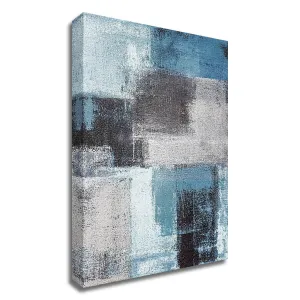 "Abstract Blue Iii" Wrapped Canvas Print Wall Art