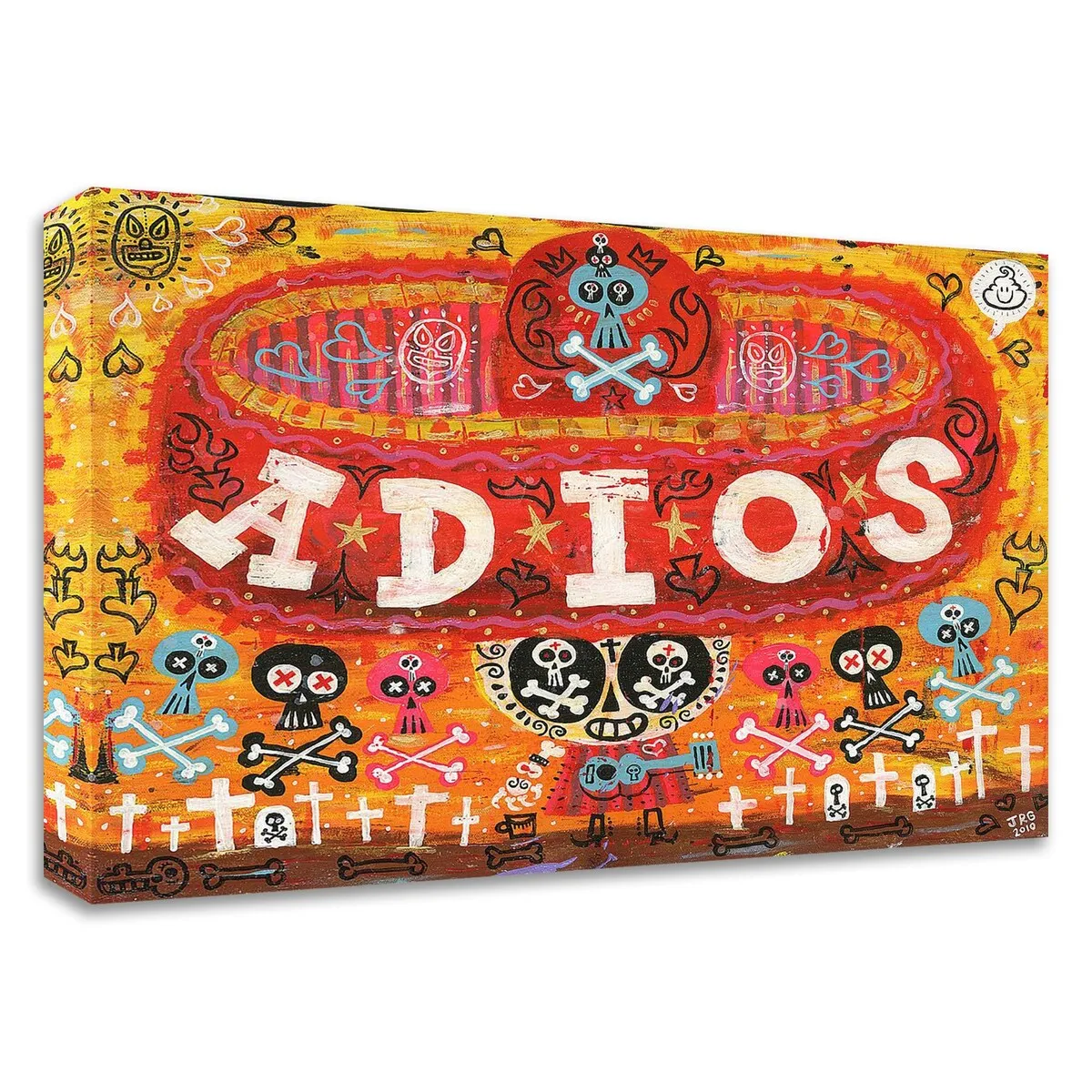 "Adios Amigos" Wrapped Canvas Print Wall Art