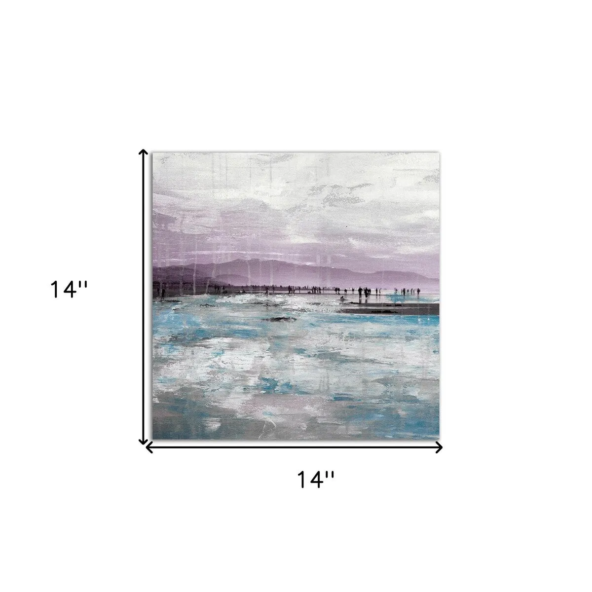 "Beach I" Wrapped Canvas Print Wall Art