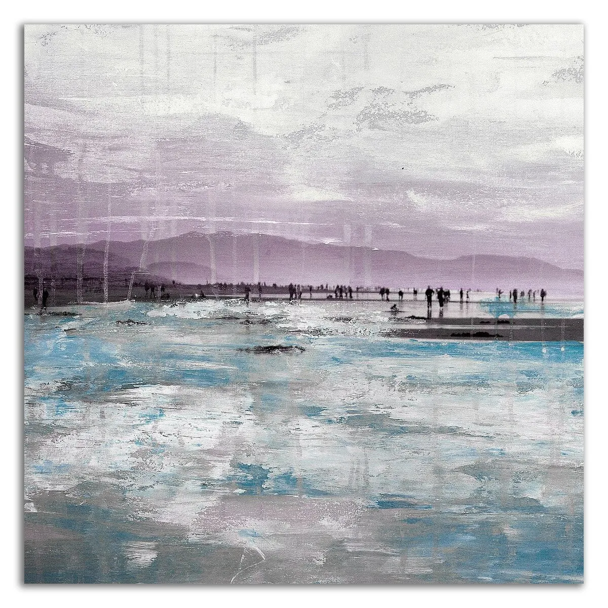 "Beach I" Wrapped Canvas Print Wall Art