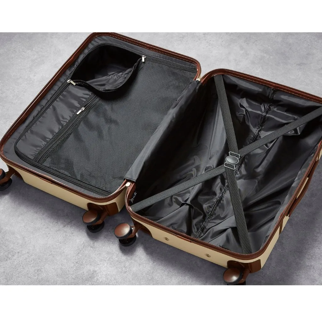 Rock Chelsea 54cm Carry On Hardsided Luggage - Cream