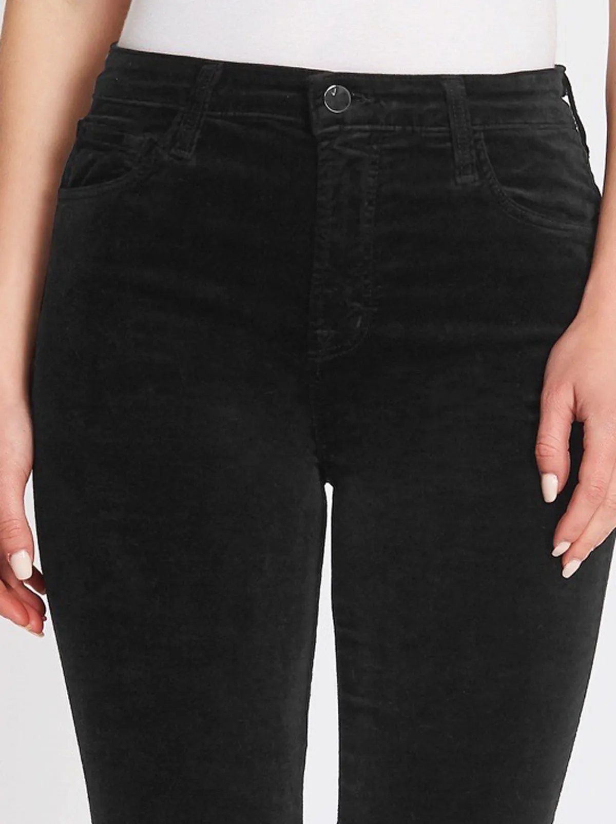 Ruby Velvet High Rise Crop Cigarette Jeans