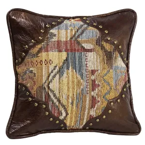 Ruidoso Chenille Scalloped Corner Square Pillow