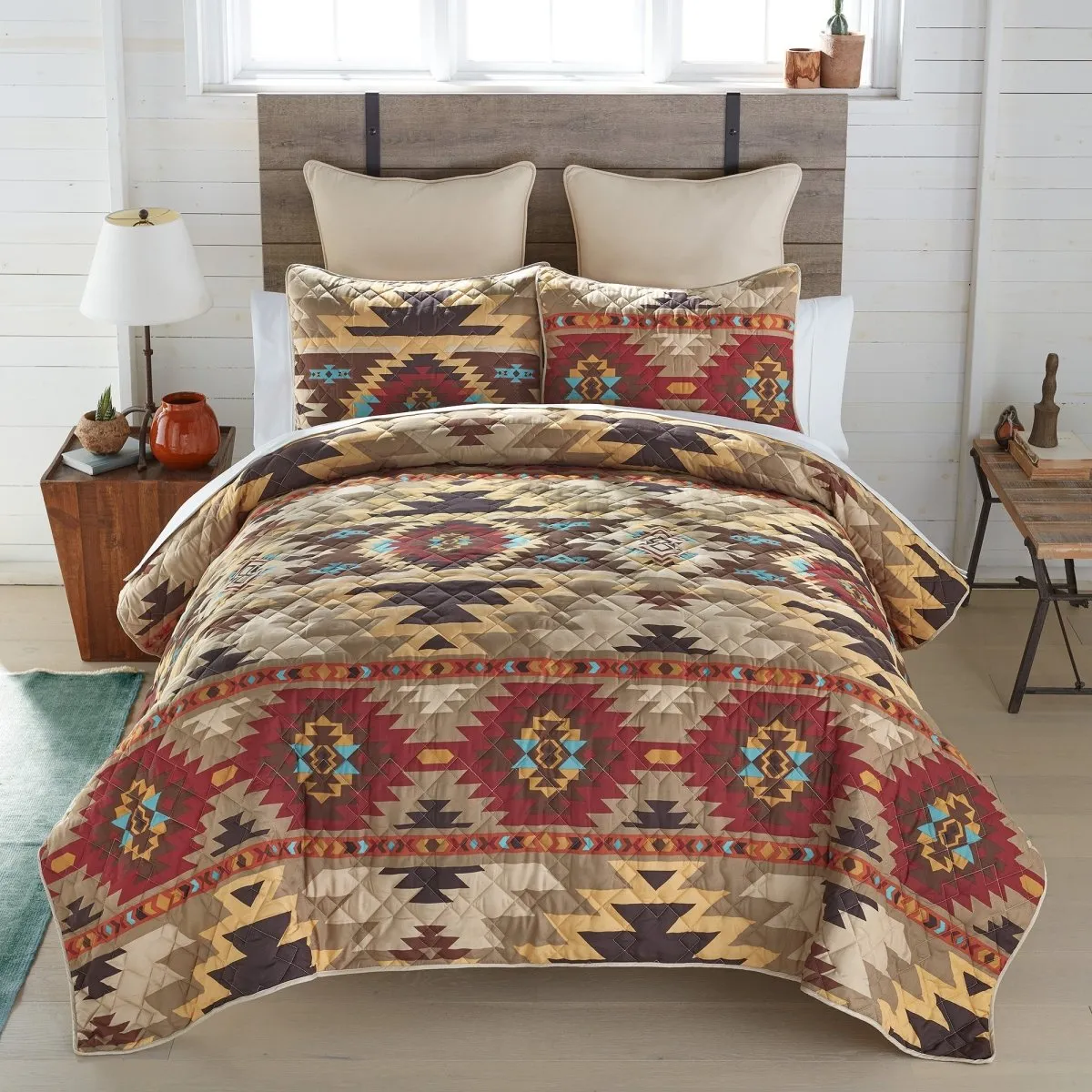 Sand Dune 3Pc Quilt Set - King