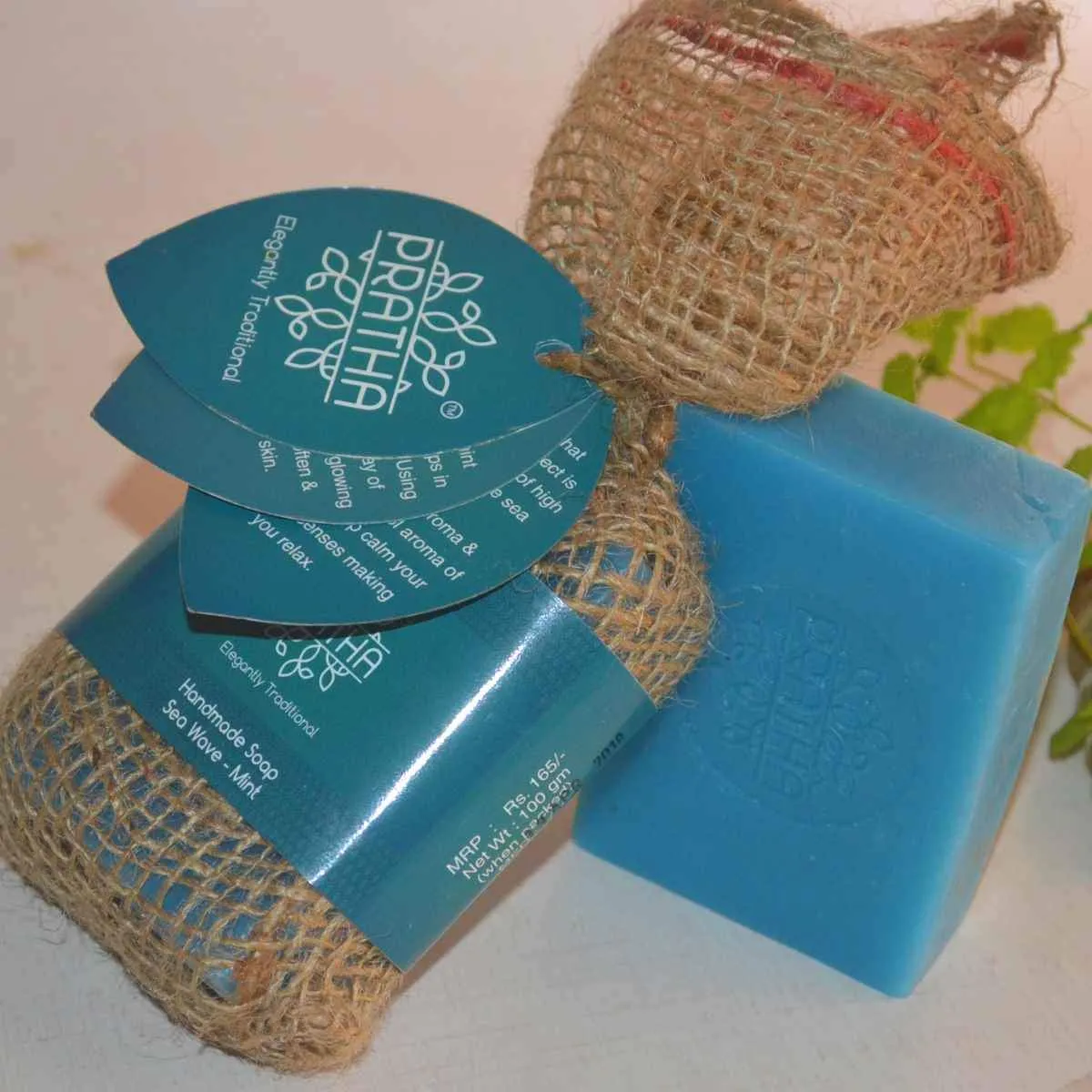 Sea Waves with Mint | Cold Process Handmade Soap