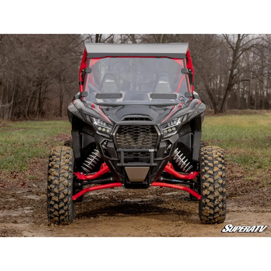 SuperATV Kawasaki Teryx KRX 1000 Scratch Resistant Vented Full Windshield