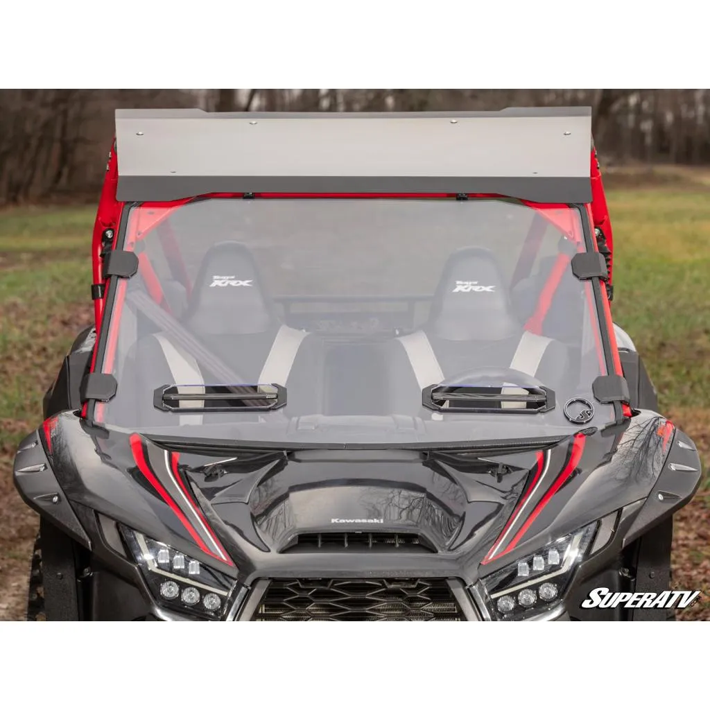 SuperATV Kawasaki Teryx KRX 1000 Scratch Resistant Vented Full Windshield