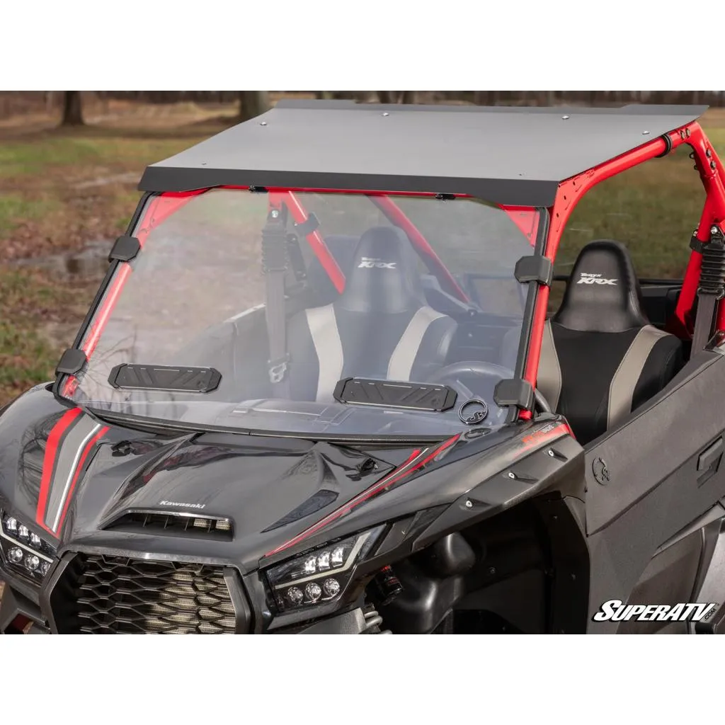 SuperATV Kawasaki Teryx KRX 1000 Scratch Resistant Vented Full Windshield