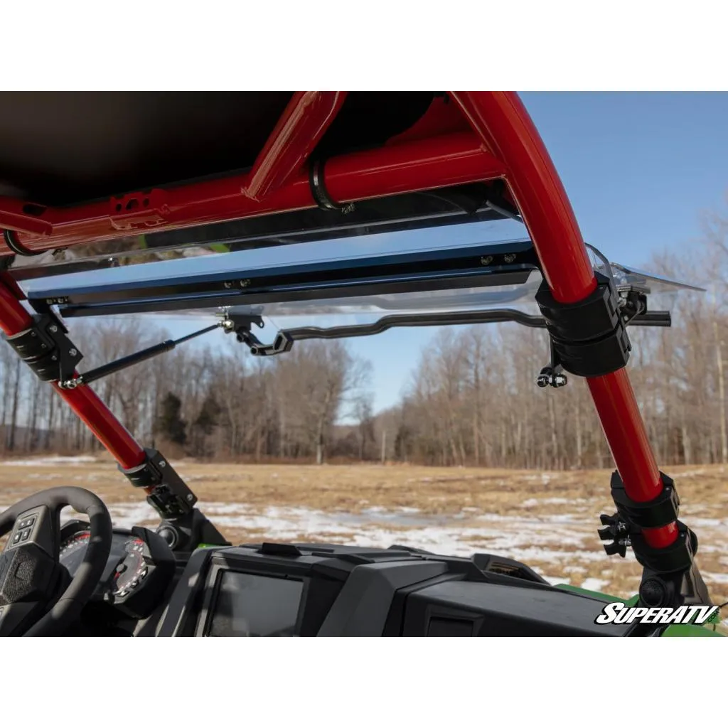 SuperATV Polaris RZR Pro R Scratch-Resistant Flip Windshield