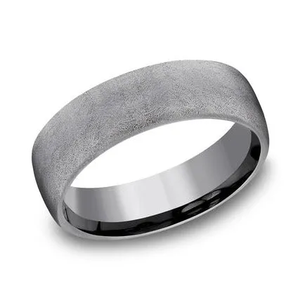 Tantalum Swirl Wedding Band