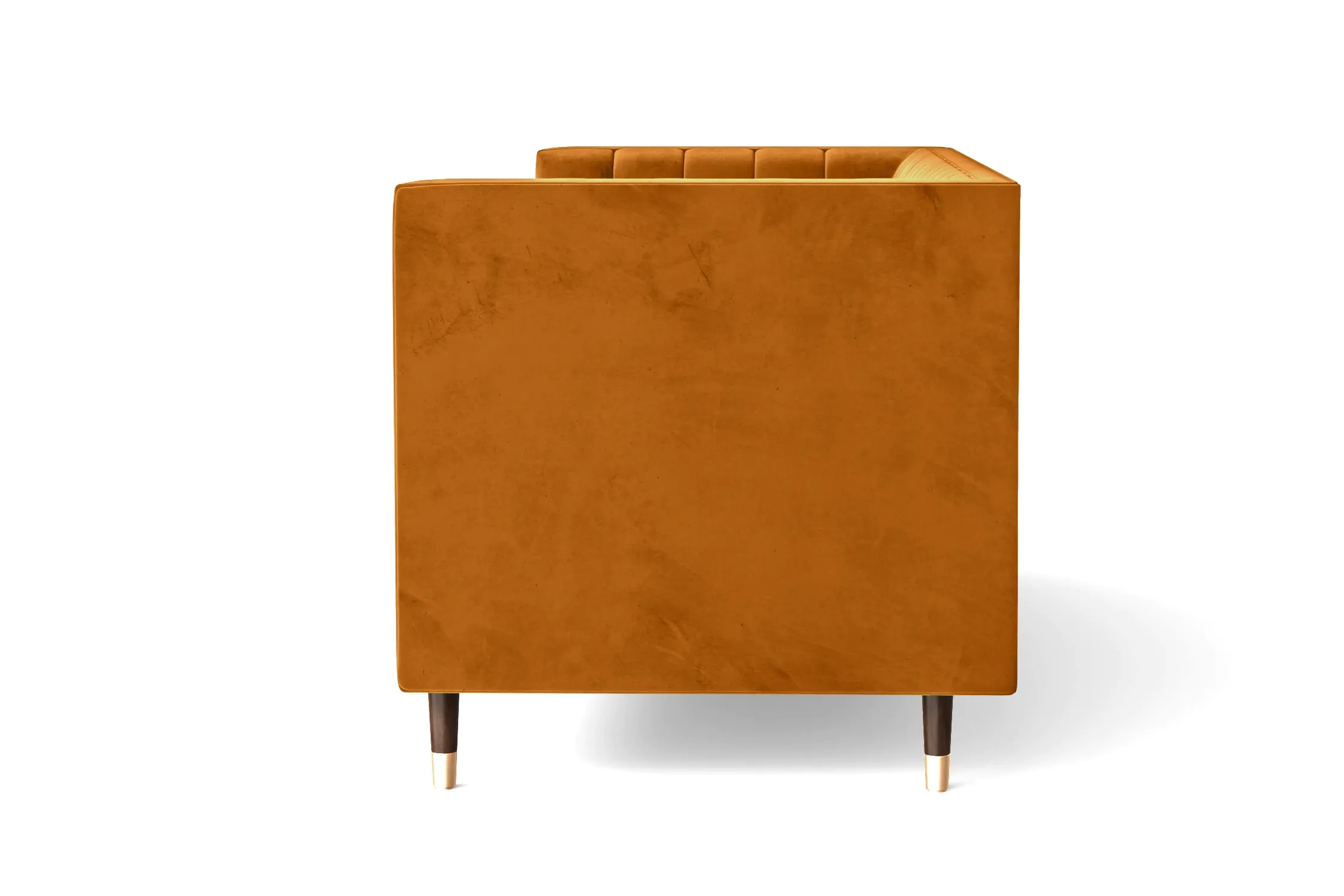 Tivoli 3 Seater Sofa Gold Velvet