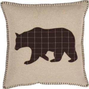 Wyatt Bear Applique Pillow